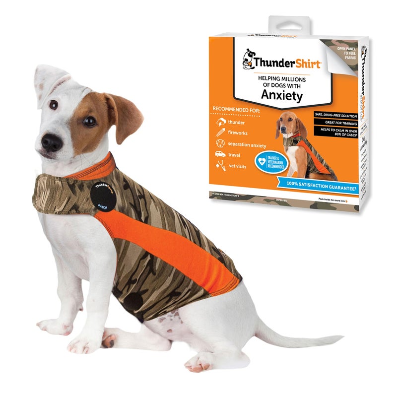 ThunderShirt for Dogs, Small, Camo Polo - Dog Anxiety Vest - Image 1